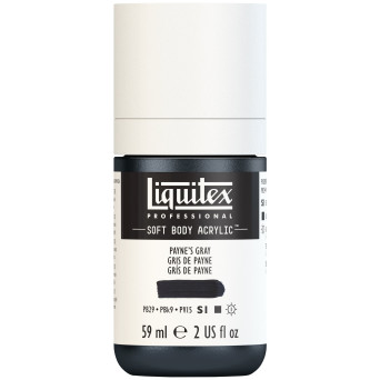 Farba akrylowa Soft Body - Liquitex - Payne's Gray, 59 ml