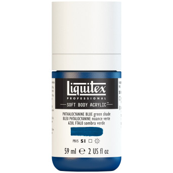 Farba akrylowa Soft Body - Liquitex - Phthalocyanine Blue Green Shade, 59 ml