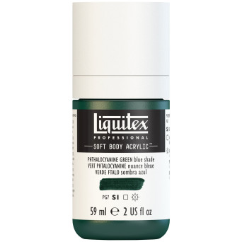 Acrylic Soft Body paint - Liquitex - Phthalocyanine Green Blue Shade, 59 ml