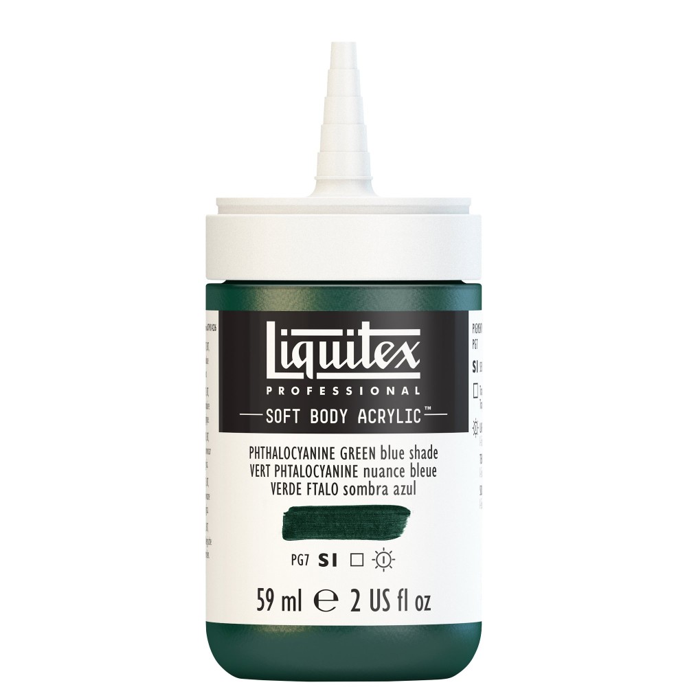 Farba akrylowa Soft Body - Liquitex - Phthalocyanine Green Blue Shade, 59 ml