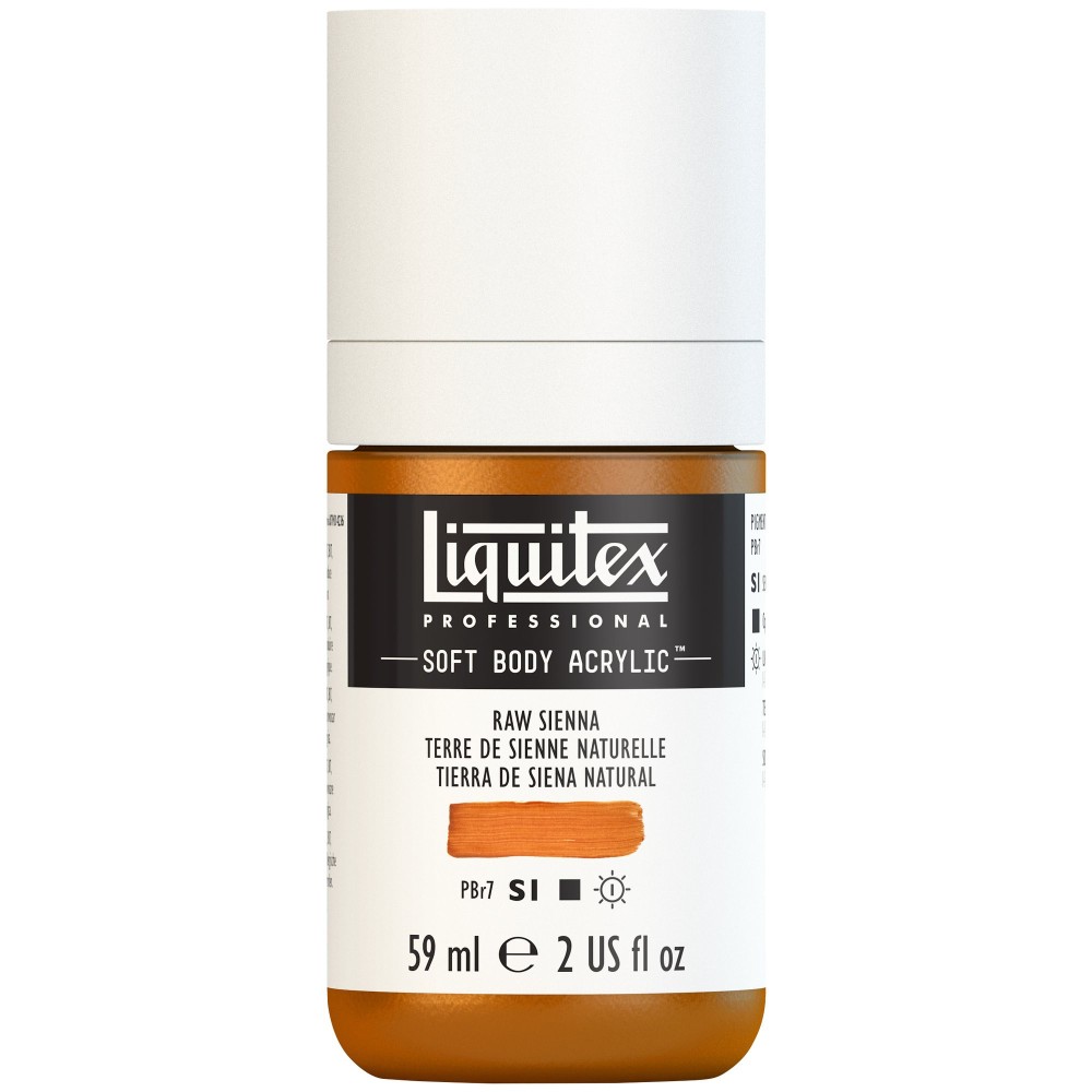 Acrylic Soft Body paint - Liquitex - Raw Sienna, 59 ml