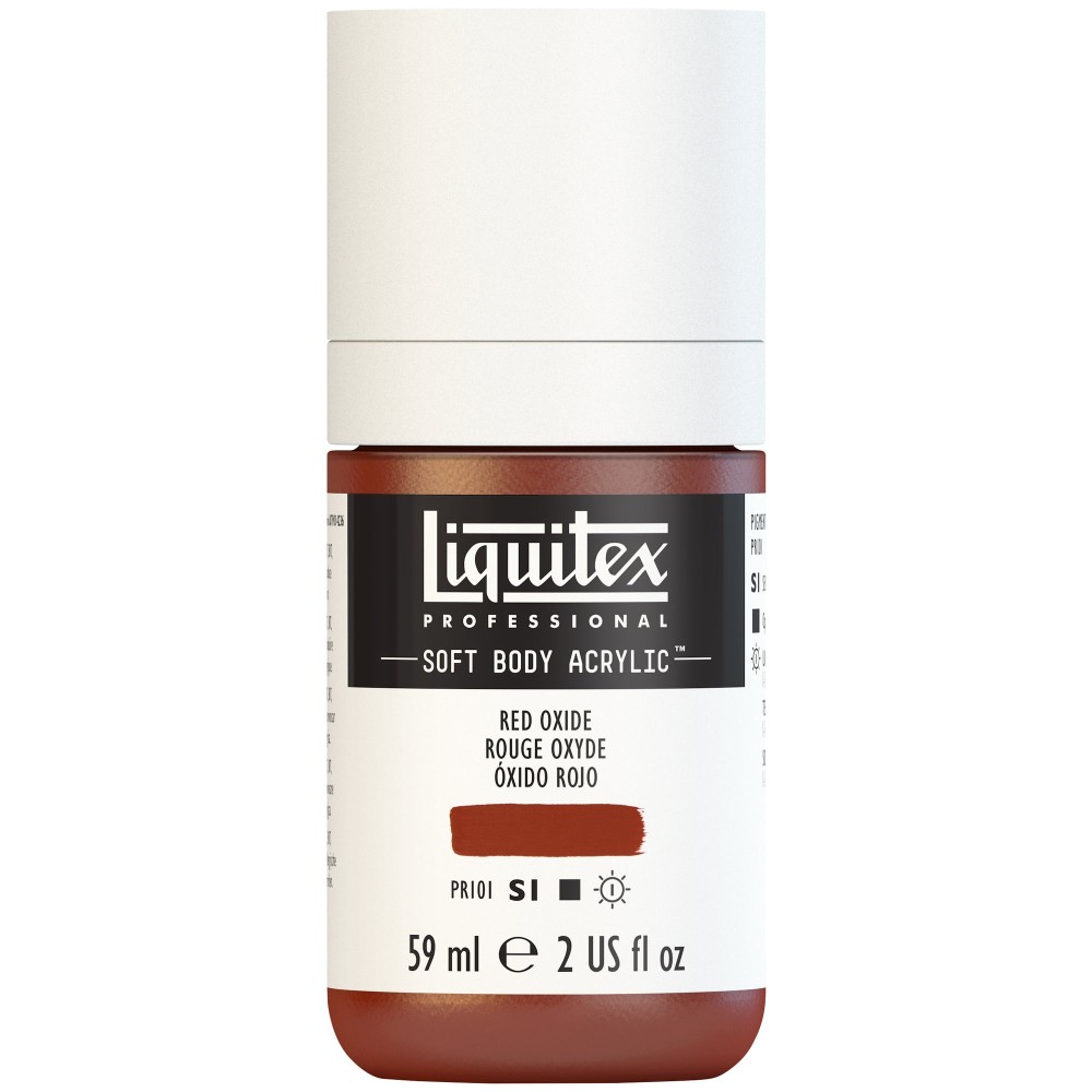 Acrylic Soft Body paint - Liquitex - Red Oxide, 59 ml