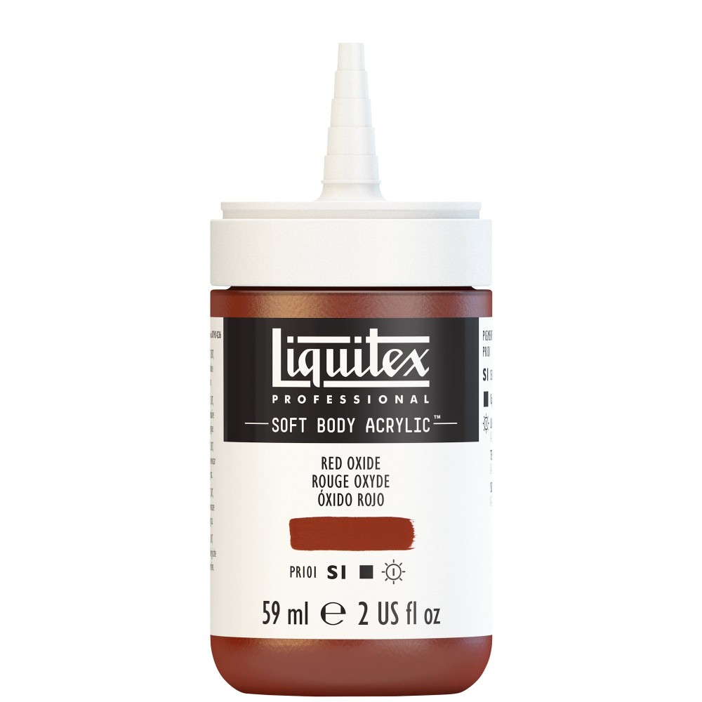 Acrylic Soft Body paint - Liquitex - Red Oxide, 59 ml