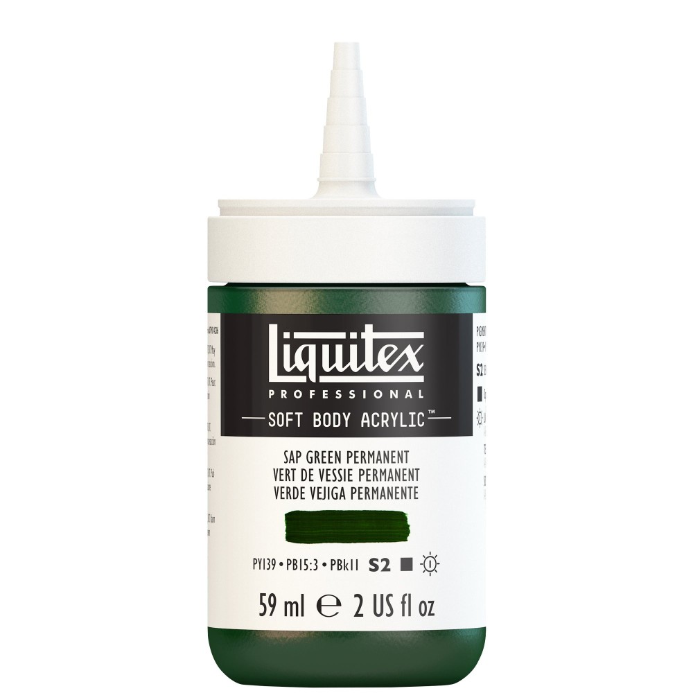 Acrylic Soft Body paint - Liquitex - Sap Green Permanent, 59 ml