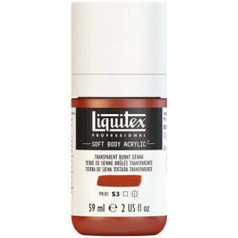 Acrylic Soft Body paint - Liquitex - Transparent Burnt Sienna, 59 ml