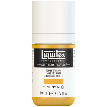 Farba akrylowa Soft Body - Liquitex - Turner's Yellow, 59 ml