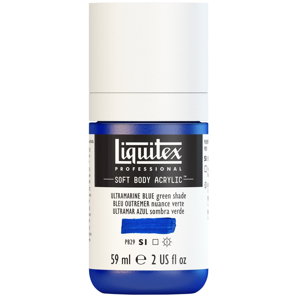 Farba akrylowa Soft Body - Liquitex - Ultramarine Blue Green Shade, 59 ml
