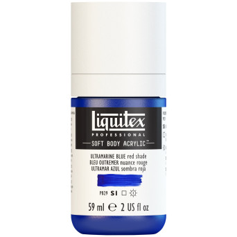 Farba akrylowa Soft Body - Liquitex - Ultramarine Blue Red Shade, 59 ml