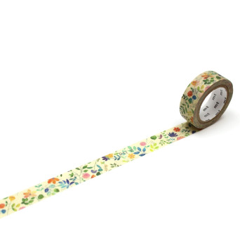 MT Masking Tape - Watercolour Flower, 7 m
