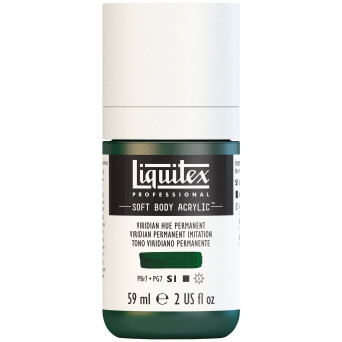 Farba akrylowa Soft Body - Liquitex - Viridian Hue Permanent, 59 ml