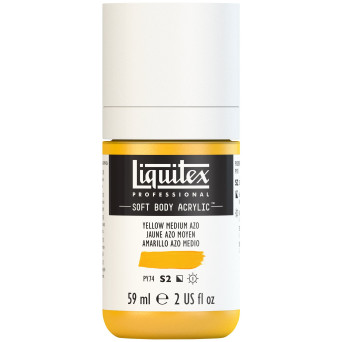 Acrylic Soft Body paint - Liquitex - Yellow Medium Azo, 59 ml