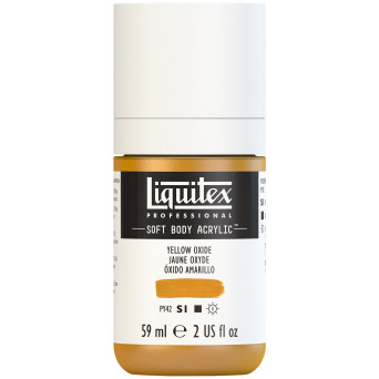 Farba akrylowa Soft Body - Liquitex - Yellow Oxide, 59 ml