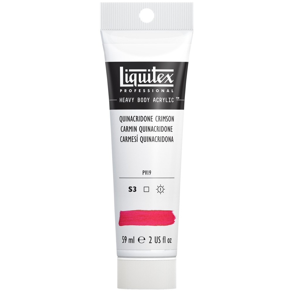 Acrylic Heavy Body paint - Liquitex - Quinacridone Crimson, 59 ml