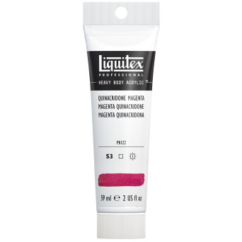 Farba akrylowa Heavy Body - Liquitex - Quinacridone Magenta, 59 ml