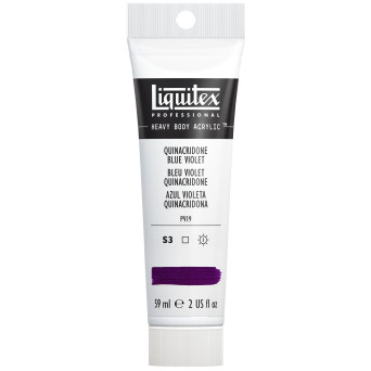 Acrylic Heavy Body paint - Liquitex - Quinacridone Blue Violet, 59 ml