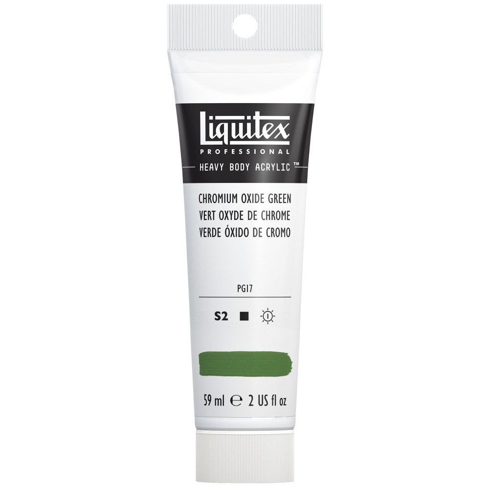 Acrylic Heavy Body paint - Liquitex - Chromium Oxide Green, 59 ml
