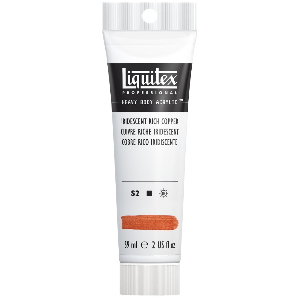 Farba akrylowa Heavy Body - Liquitex - Iridescent Rich Copper, 59 ml