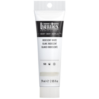 Acrylic Heavy Body paint - Liquitex - Iridescent White, 59 ml