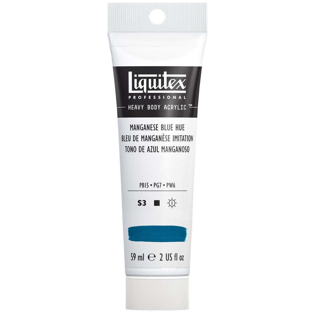 Farba akrylowa Heavy Body - Liquitex - Manganese Blue Hue, 59 ml