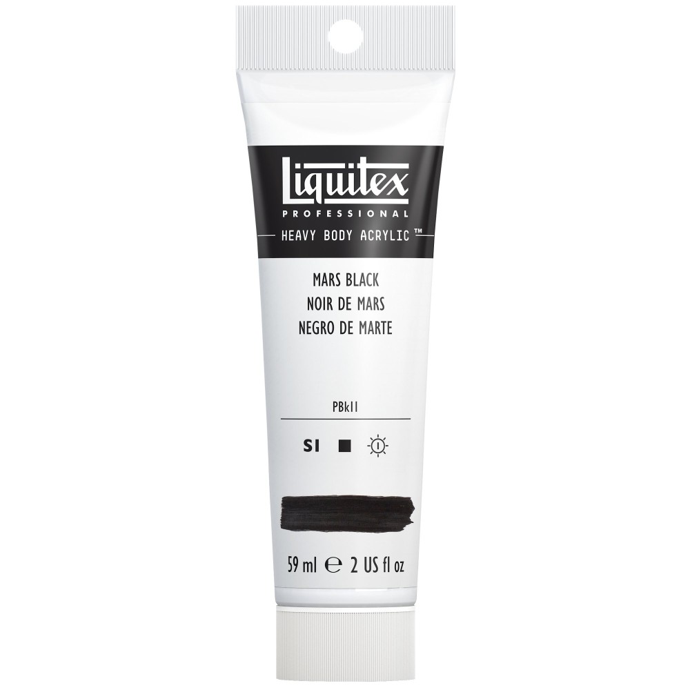 Farba akrylowa Heavy Body - Liquitex - Mars Black, 59 ml