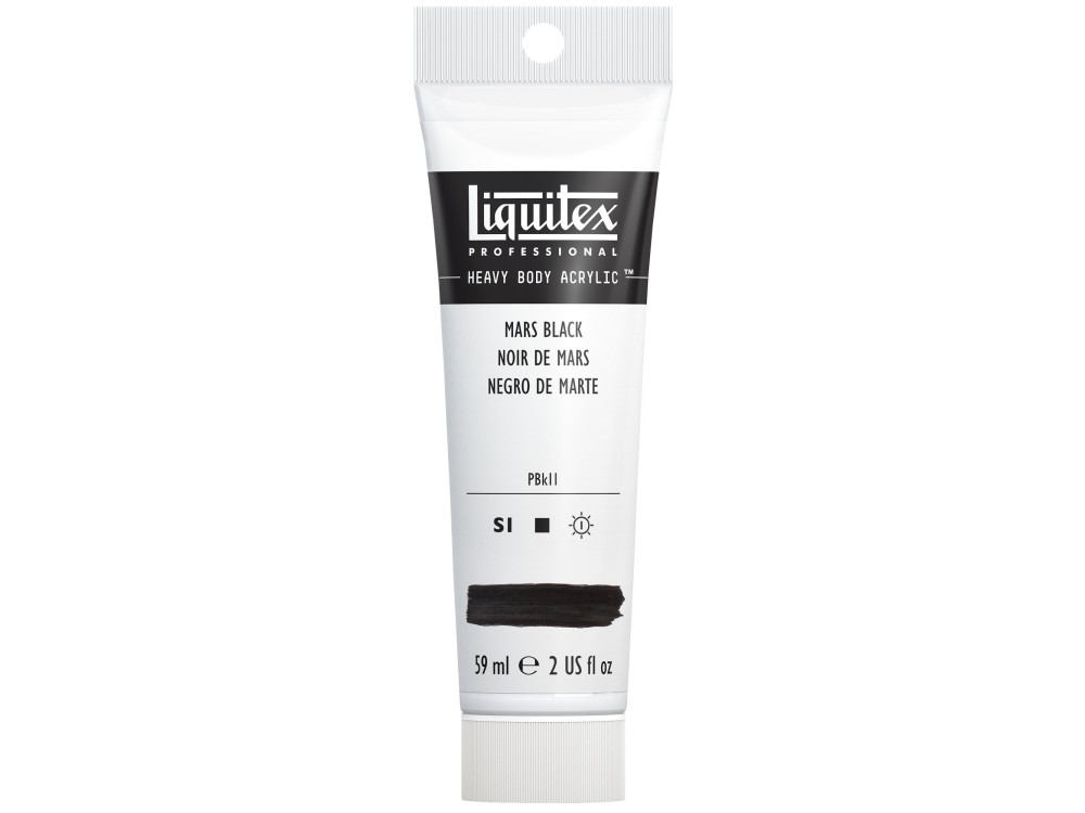 Farba akrylowa Heavy Body - Liquitex - Mars Black, 59 ml