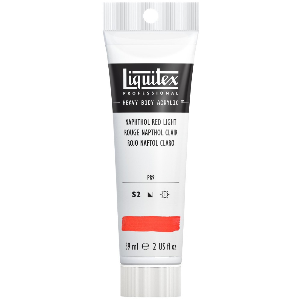 Acrylic Heavy Body paint - Liquitex - Naphthol Red Light, 59 ml