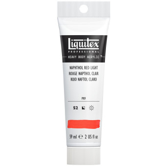 Acrylic Heavy Body paint - Liquitex - Naphthol Red Light, 59 ml