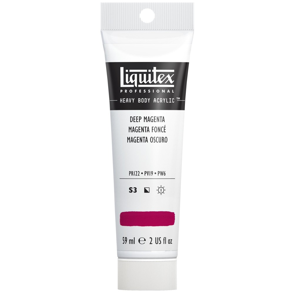 Farba akrylowa Heavy Body - Liquitex - Deep Magenta, 59 ml