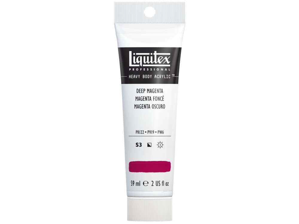 Farba akrylowa Heavy Body - Liquitex - Deep Magenta, 59 ml