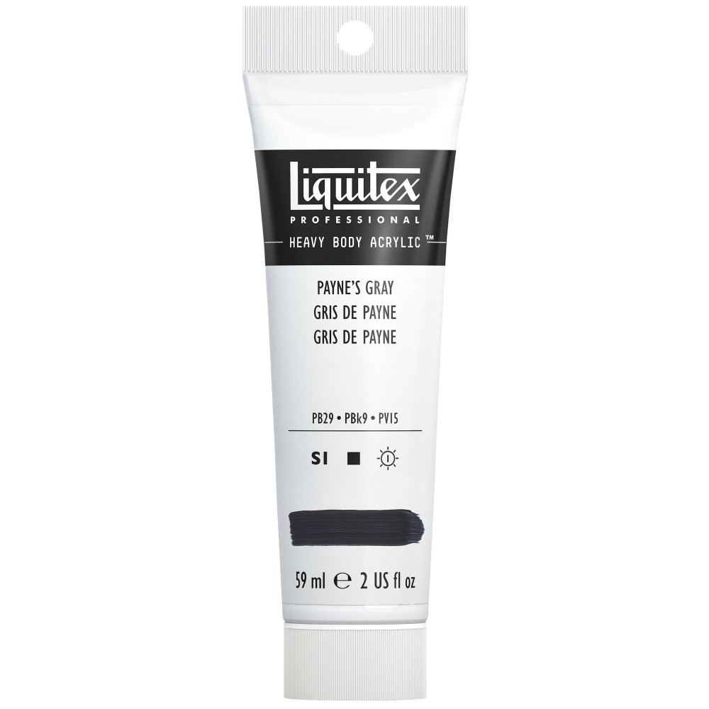 Farba akrylowa Heavy Body - Liquitex - Payne's Grey, 59 ml