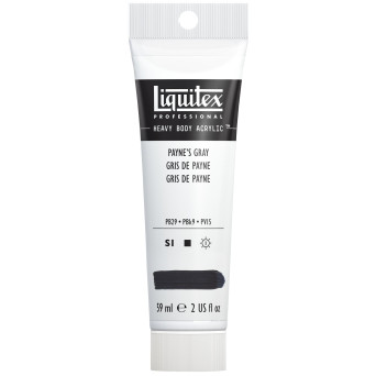 Acrylic Heavy Body paint - Liquitex - Payne's Grey, 59 ml