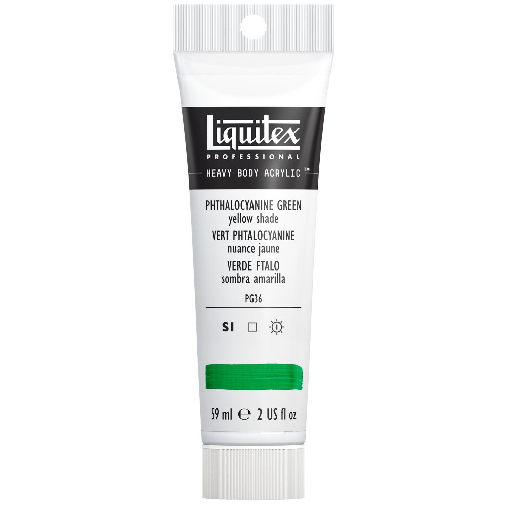 Acrylic Heavy Body paint - Liquitex - Phthalo Green Yellow Shade, 59 ml