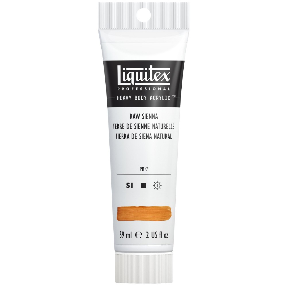 Farba akrylowa Heavy Body - Liquitex - Raw Sienna, 59 ml