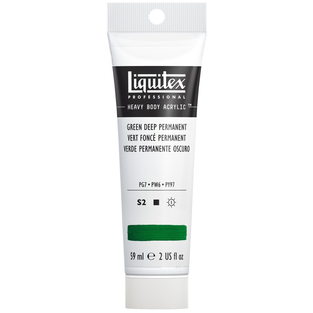 Acrylic Heavy Body paint - Liquitex - Green Deep Permanent, 59 ml