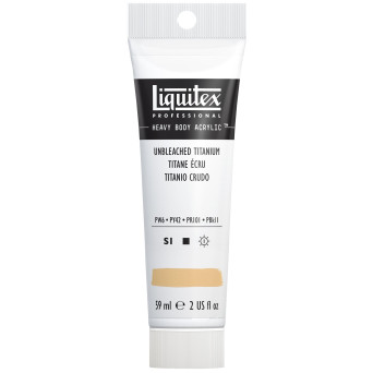 Farba akrylowa Heavy Body - Liquitex - Unbleached Titanium, 59 ml