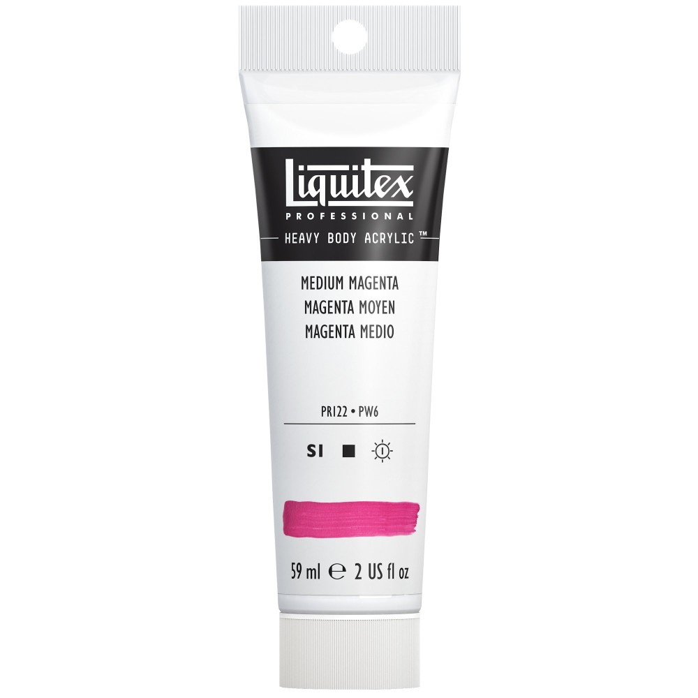 Acrylic Heavy Body paint - Liquitex - Medium Magenta, 59 ml