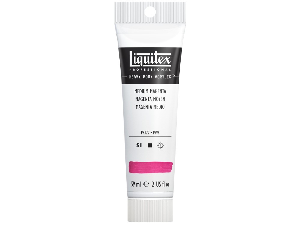 Acrylic Heavy Body paint - Liquitex - Medium Magenta, 59 ml