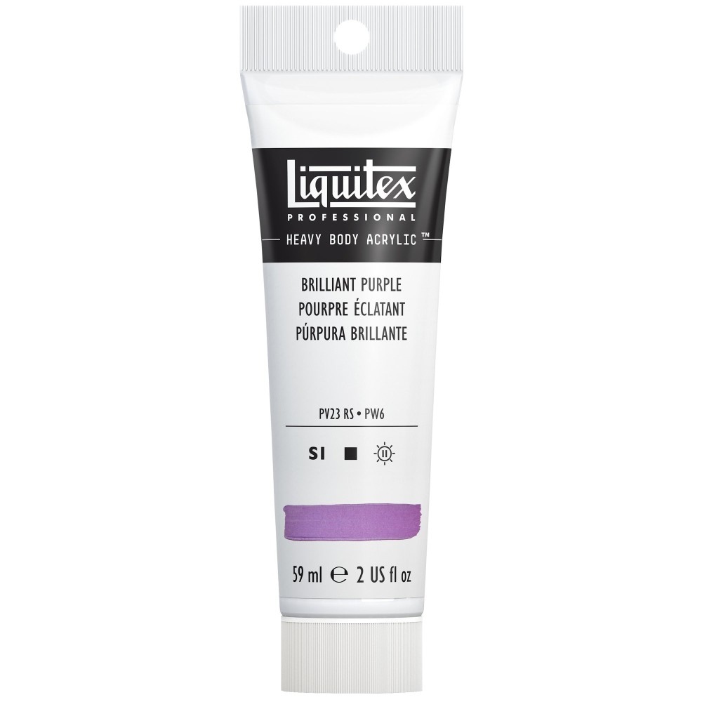 Farba akrylowa Heavy Body - Liquitex - Brilliant Purple, 59 ml