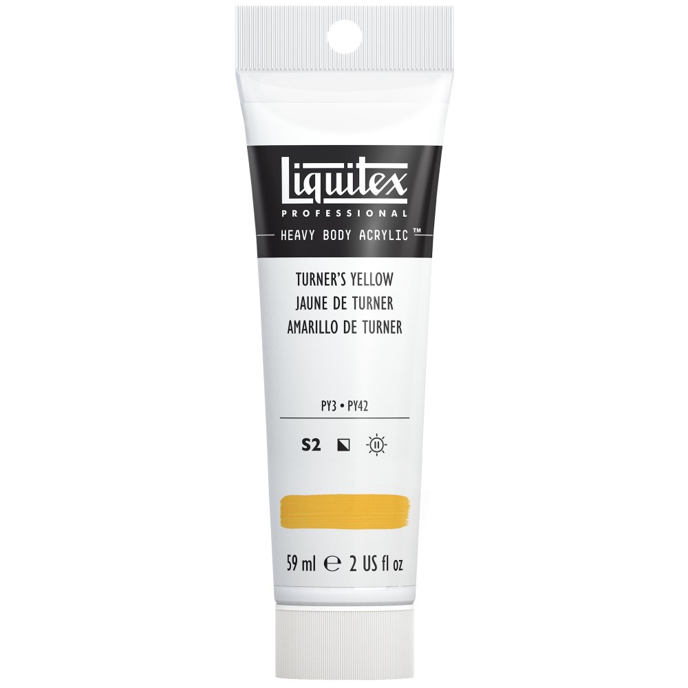 Farba akrylowa Heavy Body - Liquitex - Turner Yellow, 59 ml