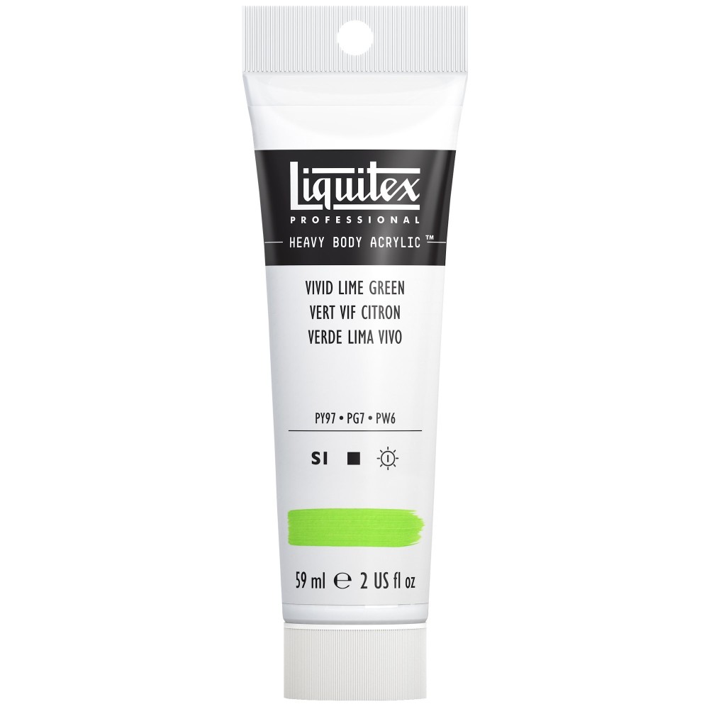 Farba akrylowa Heavy Body - Liquitex - Vivid Lime Green, 59 ml