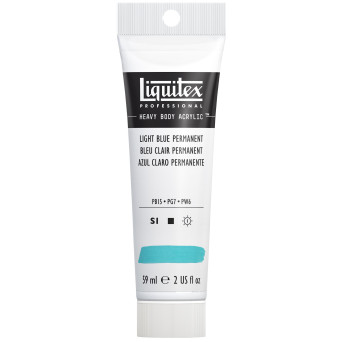 Acrylic Heavy Body paint - Liquitex - Light Blue Permanent, 59 ml
