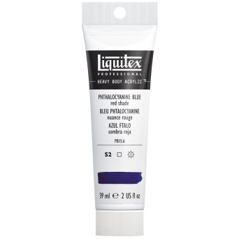 Farba akrylowa Heavy Body - Liquitex - Phthalocyanine Blue Red Shade, 59 ml