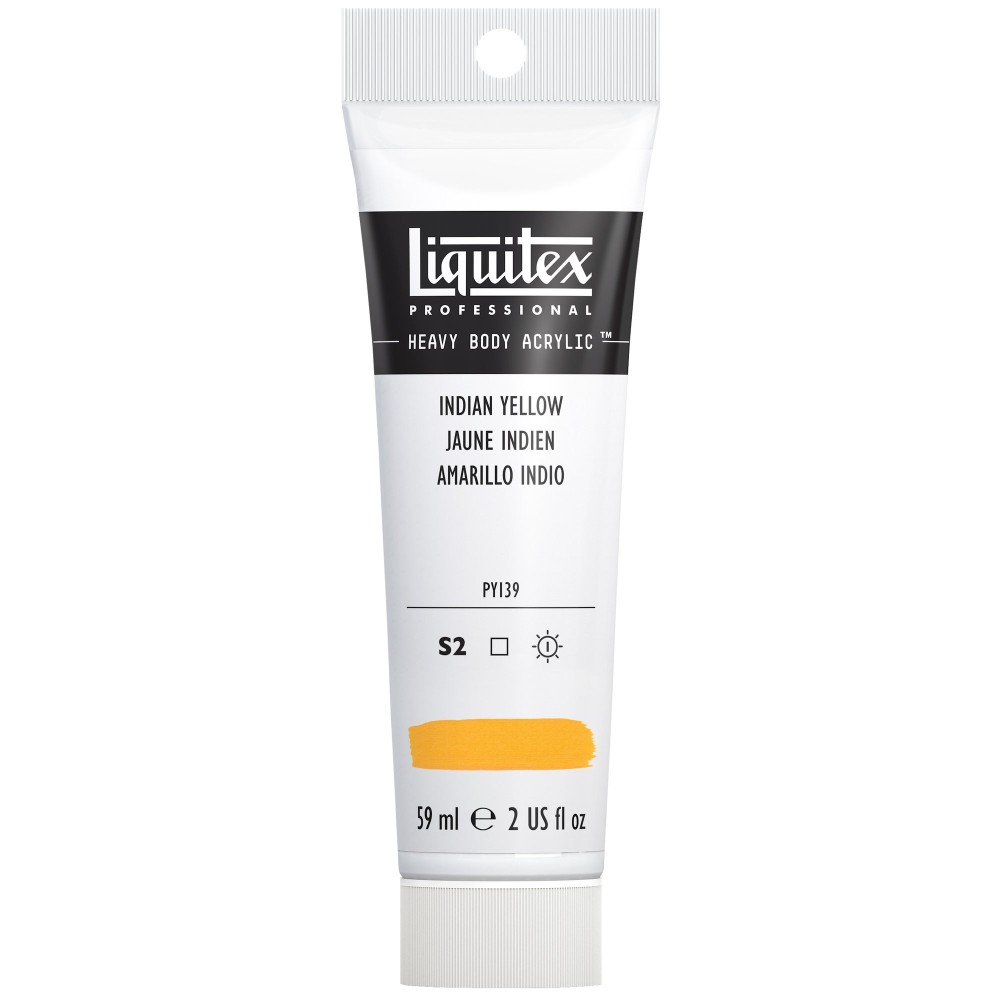 Acrylic Heavy Body paint - Liquitex - Indian Yellow, 59 ml