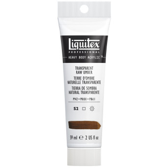 Farba akrylowa Heavy Body - Liquitex - Transparent Raw Umber, 59 ml