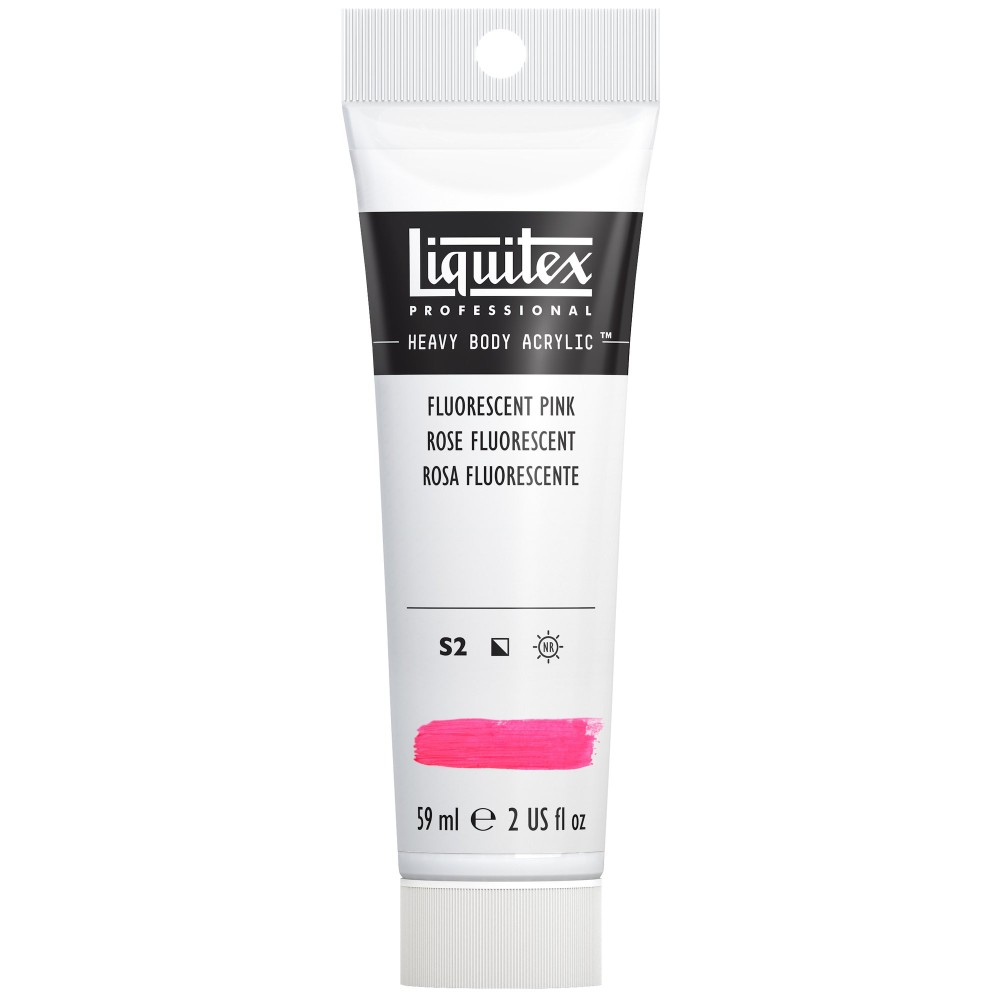 Acrylic Heavy Body paint - Liquitex - Fluorescent Pink, 59 ml