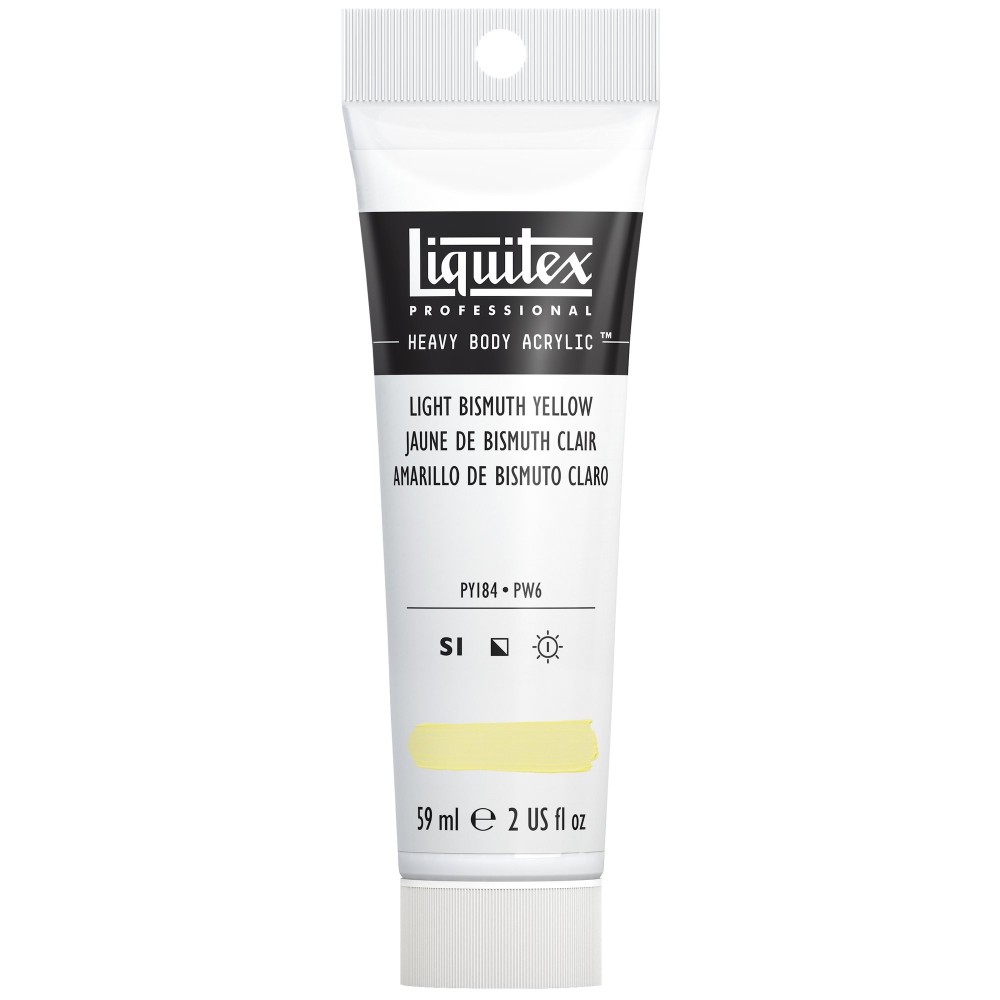 Acrylic Heavy Body paint - Liquitex - Light Bismuth Yellow, 59 ml