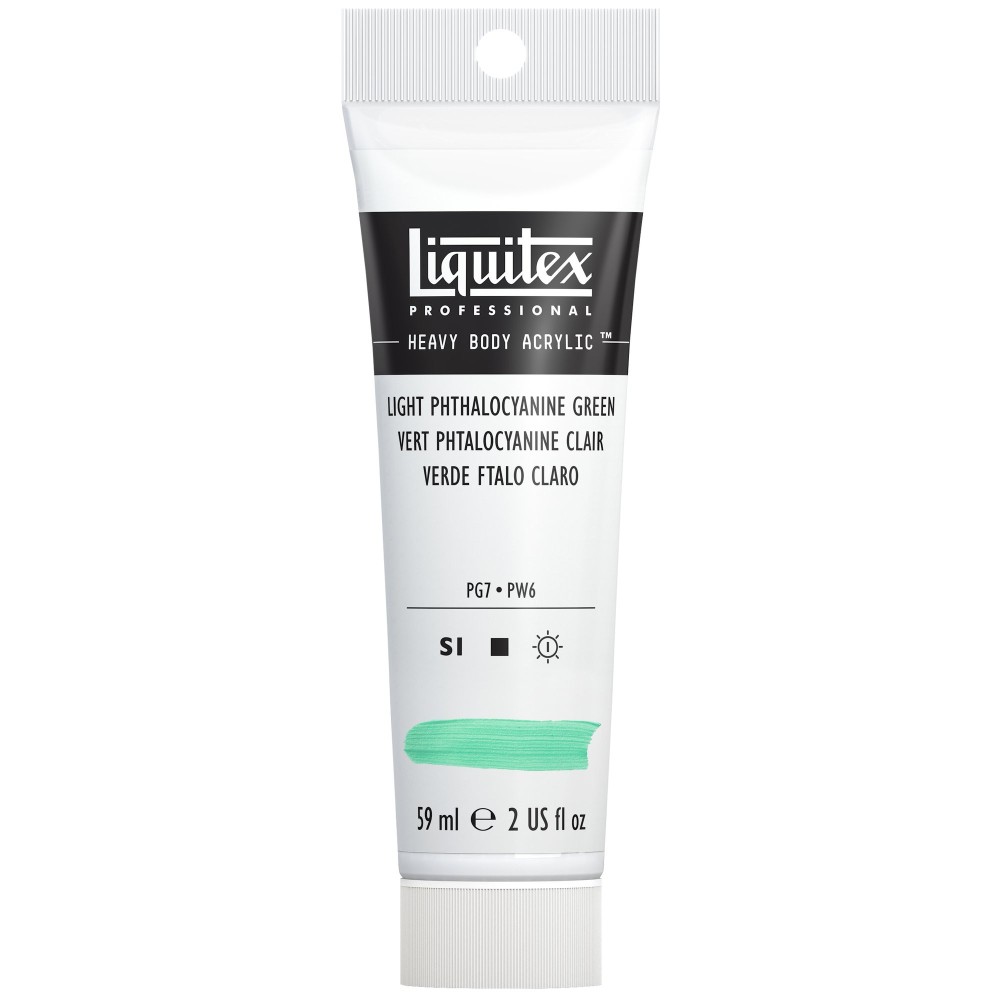 Acrylic Heavy Body paint - Liquitex - Light Phthalo Green, 59 ml