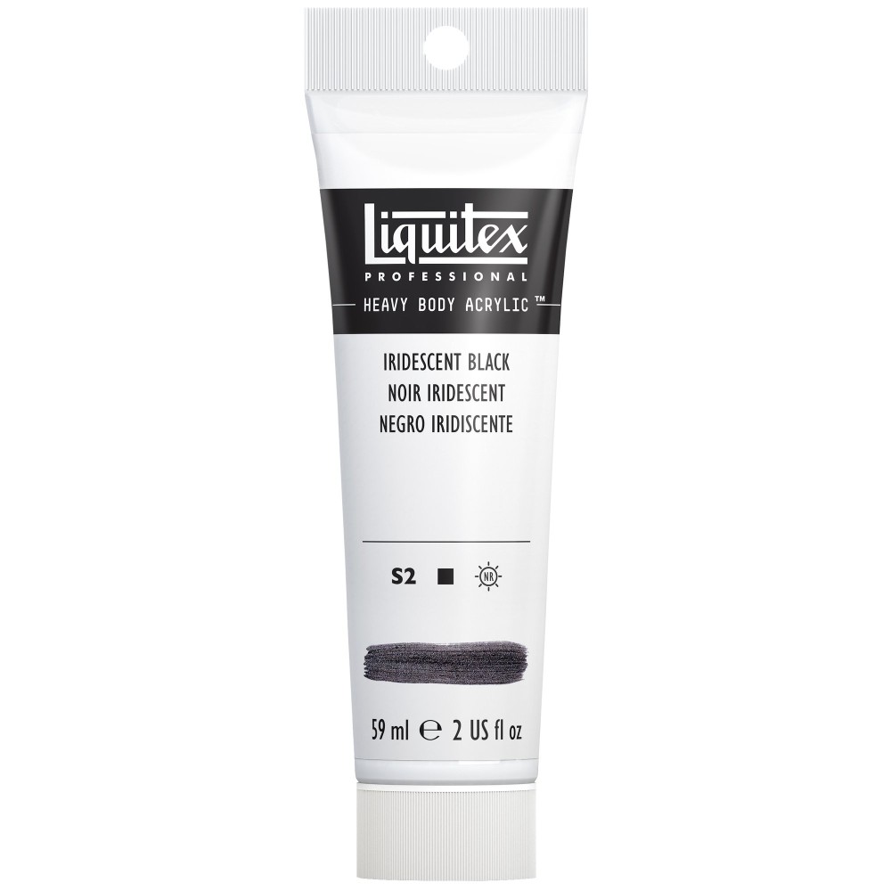 Acrylic Heavy Body paint - Liquitex - Iridescent Black, 59 ml