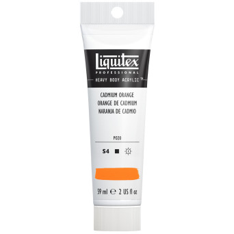Farba akrylowa Heavy Body - Liquitex - Cadmium Orange, 59 ml