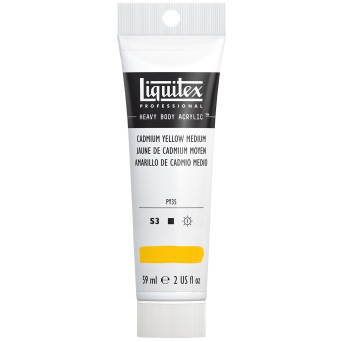 Farba akrylowa Heavy Body - Liquitex - Cadmium Yellow Medium, 59 ml
